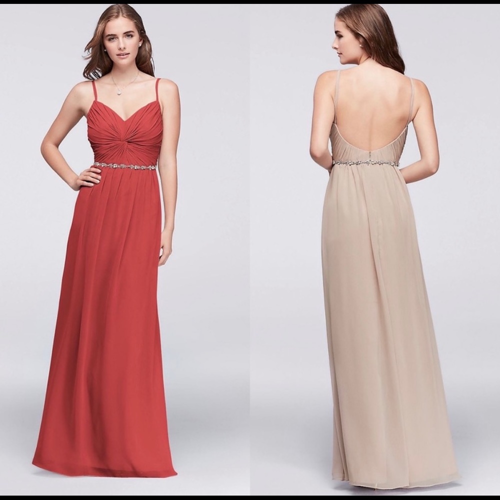 David’s bridal bridesmaid dress in Malibu